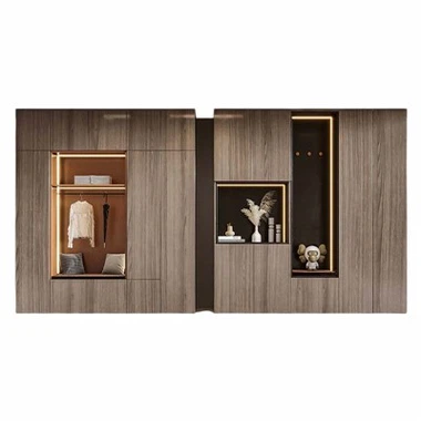 Dunkle Walnuss -moderne Kleiderschränke