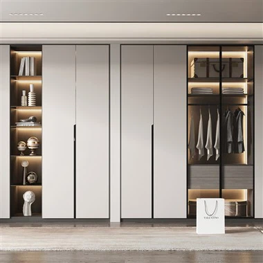 Moderne Kleidergarderobe