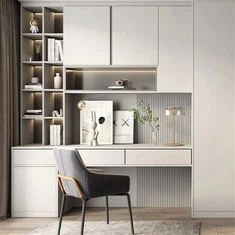 Wohnzimmer Büro Kombination